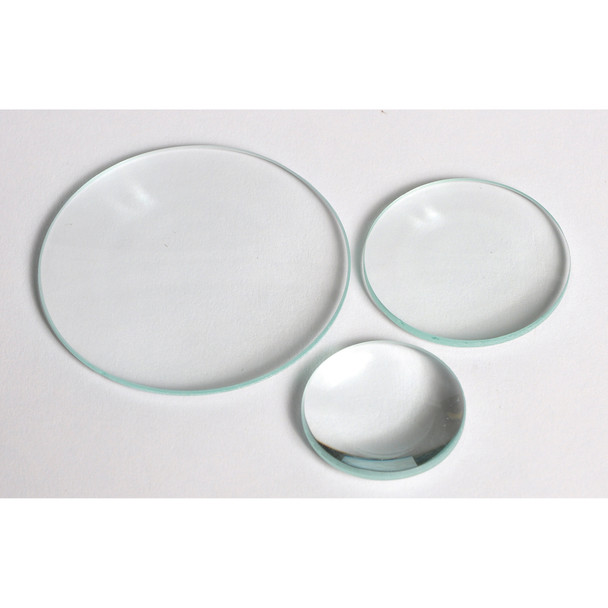 United Scientific Double Convex Lens,Glass,Unmounted,50 LCV512 Pack of 4