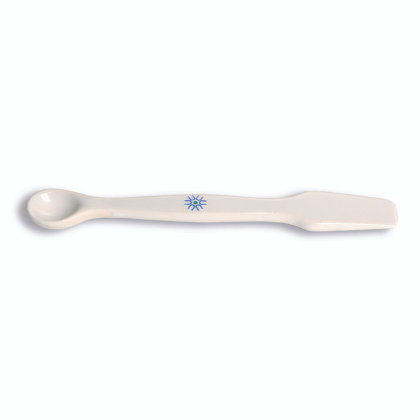 United Scientific Spatula With Spoon,Porcelain,165Mm JSS005