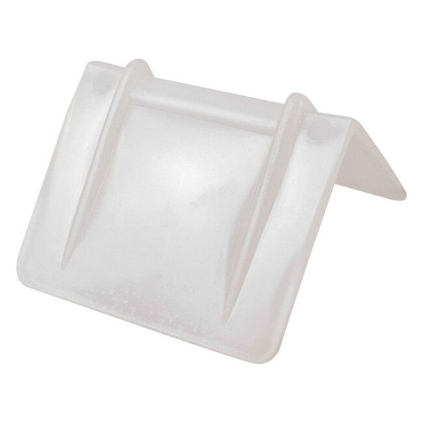 Edge Protectors - 2 1/2" x 2" White Poly for 1 1/4" Strap