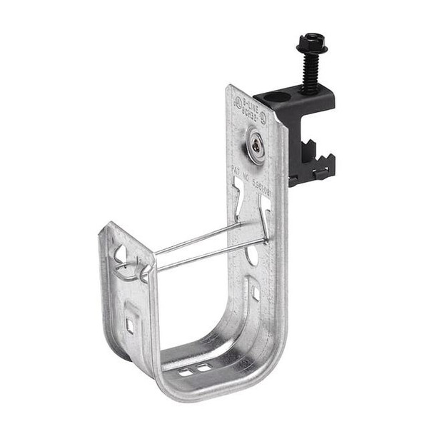 Eaton B-Line J-Hook,1/8-1/2In Flange,3/4In Max Cap BCH12-C1