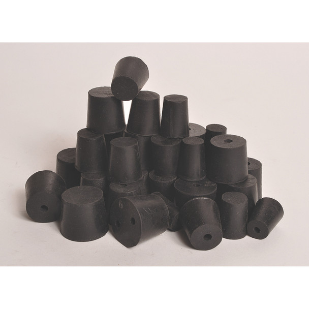 United Scientific Rubber Stoppers,2-Hole,#16 RST16-H2 Pack of 2