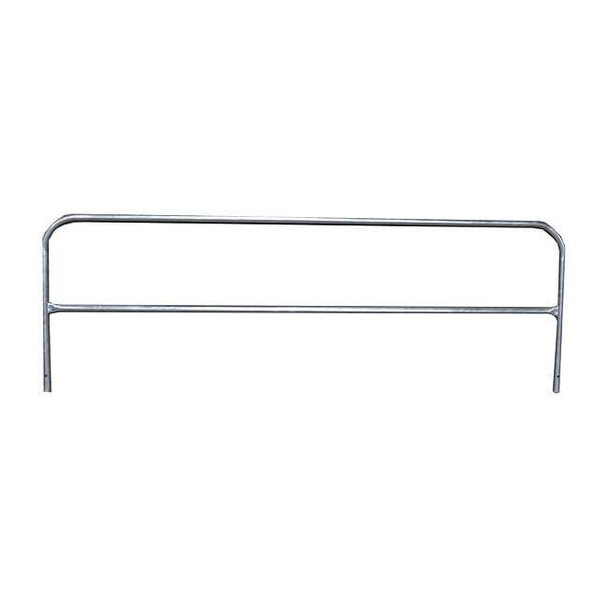 Garlock Safety Systems Guardrail,90" L,Steel,Gray 404655G