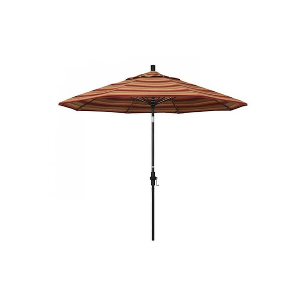 Patio Umbrella, Octagon, 101" H, Sunbrella Fabric, Astoria Sunset