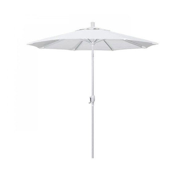 Patio Umbrella, Octagon, 95.5" H, Olefin Fabric, White
