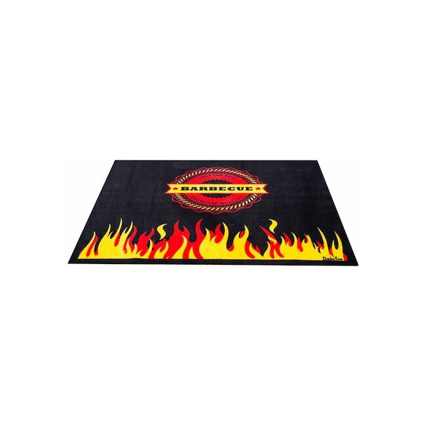 Door Mat, Nylon Fibres, 0.25 in Thick, Multi-colored, 39 in W x 60 in L