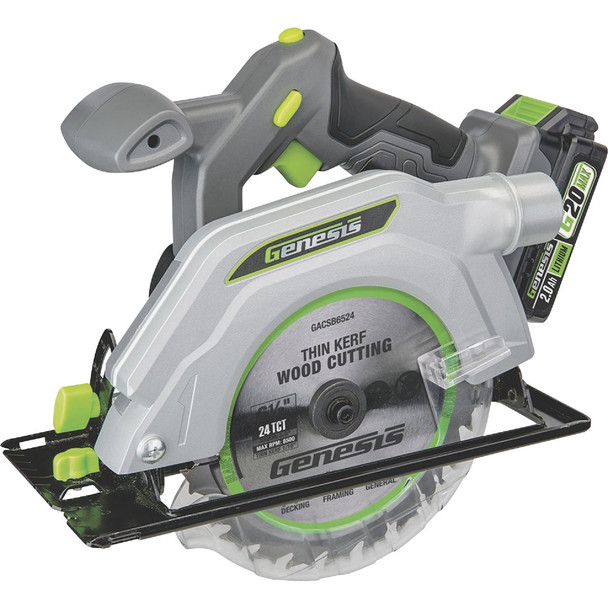 Genesis 20v Lithion Circ Saw GLCS2065B