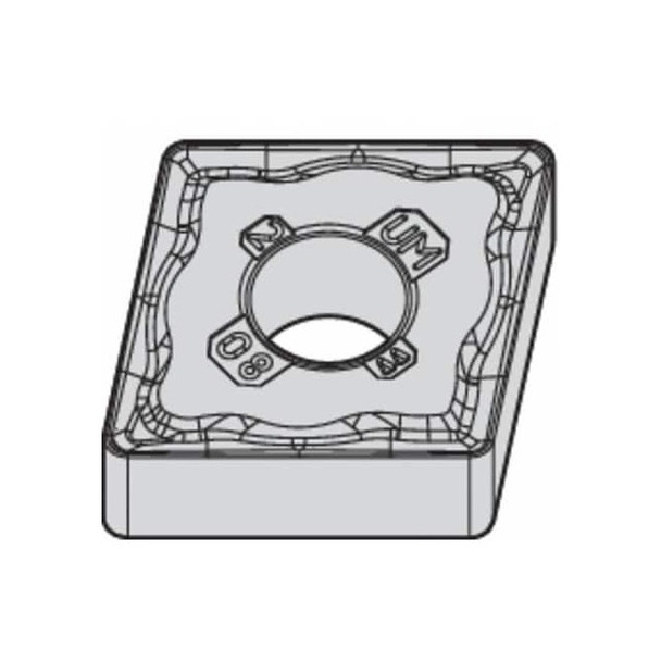 Widia Diamond Turning Insert, Diamond, 4, CNMG, 2, Carbide 5645219 Pack of 10