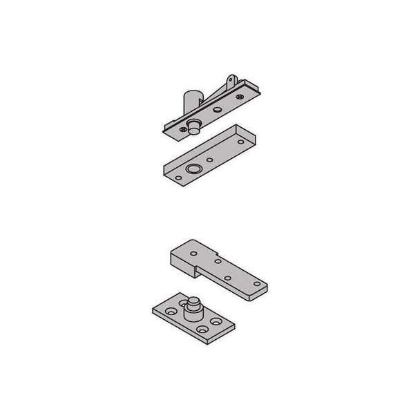 Pivot Hinge, Cast Brass, Center Hung Mounting, 1 1/4 in Leaf W x 1 5/8 in Leaf H
