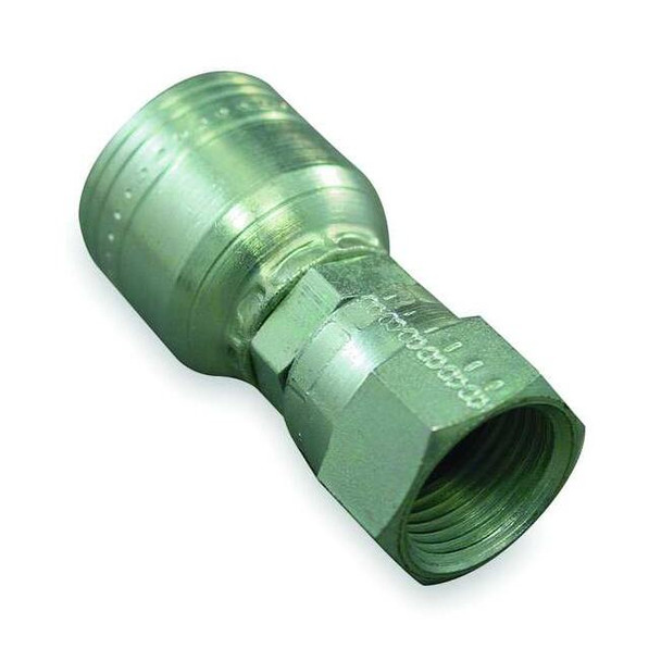 Eaton Aeroquip Crimp Fitting,1" I.D.,1-5/8",F,JIC 1AA20FJ16