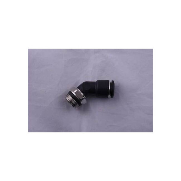Aignep Usa Push to Connect Fitting, Nylon, Black 55170-8-1/8