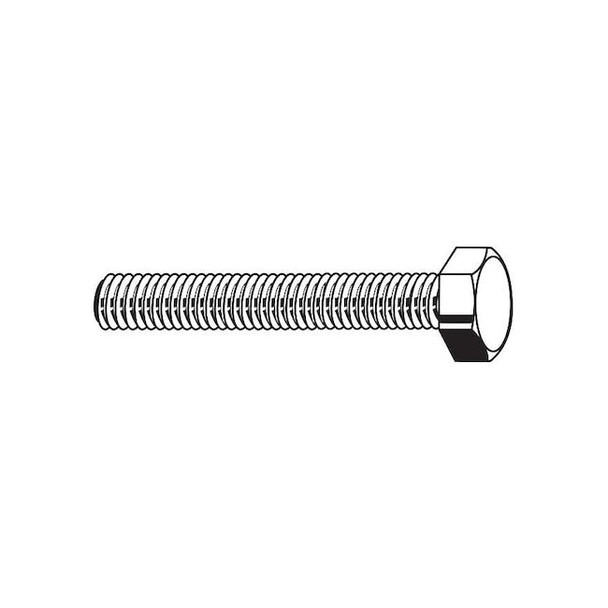 A4, M18-2.50 Hex Head Cap Screw, Plain Stainless Steel, 70 mm L, 5 PK