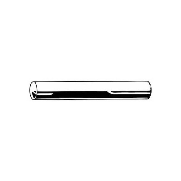 Standard Dowel Pin, 1/4 in Nominal Dia, 1-1/2 in L, Steel, 5 PK