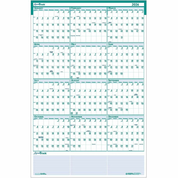House of Doolittle Express Track Calendar 392