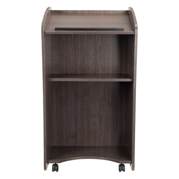 Oklahoma Sound Lectern,46 in H,Ribbonwood 611-RW