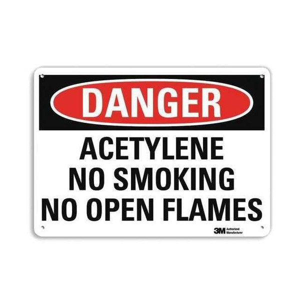 Danger Sign, 7" H, 10" W,  Vertical Rectangle, English, U3-1084-NA_10x7