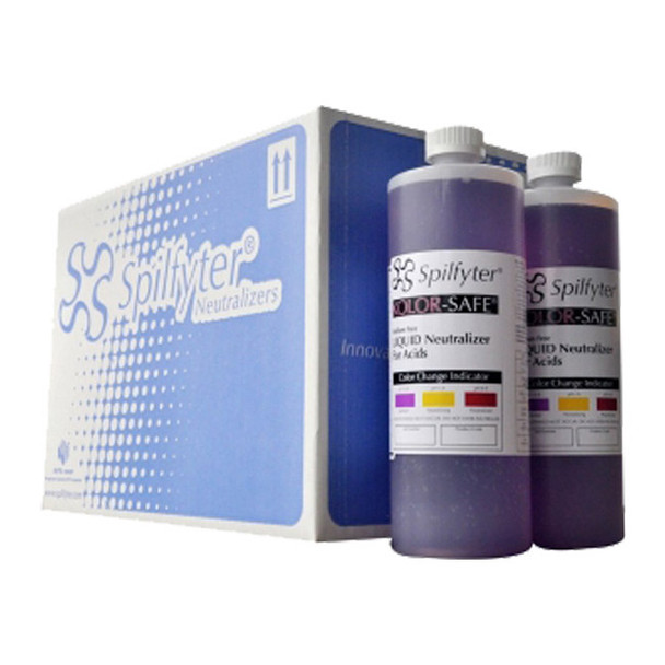 FyterTech Spilfyter™ Kolo-Safe® Liquid Neutralizer For Acids, 32 oz, 12/Case