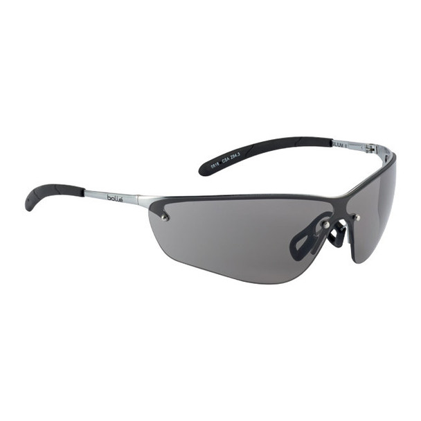 Bolle Safety Silium Safety Glasses, Smoke Lens, 1/Each