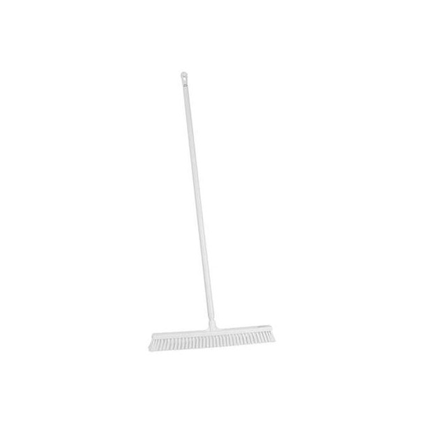 Remco 24 in Sweep Face Push Broom, Soft, White 31995/29625