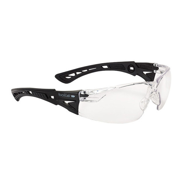 Bolle Safety Rush+ BSSI Safety Glasses, Clear Lens, 1/Each