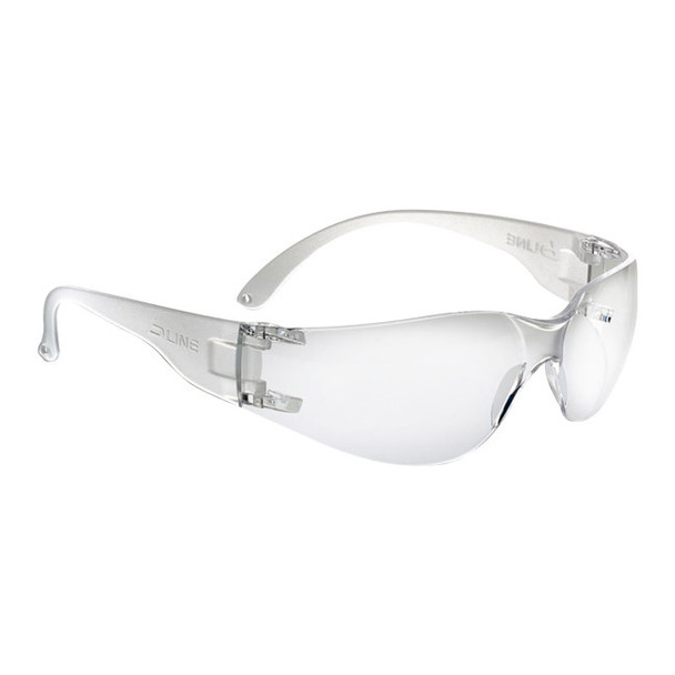 Bolle Safety BL30 Safety Glasses, Clear Frame, Clear Lens, 1/Each