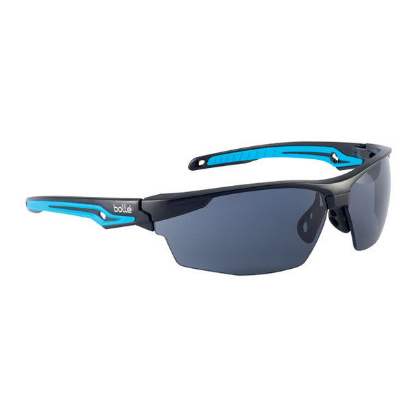 Bolle Safety Tryon Safety Glasses, Smoke Lens, 1/Each