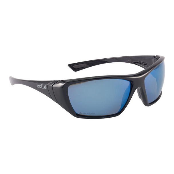 Bolle Safety Hustler Safety Glasses, Clear Lens, 1/Each