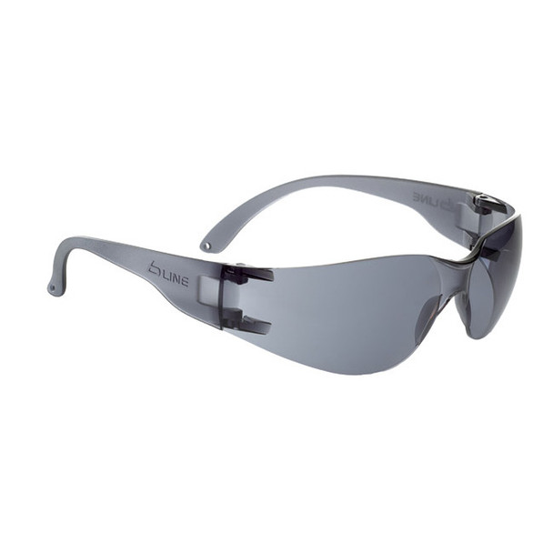 Bolle Safety BL30 Safety Glasses, Smoke Frame, Smoke Lens, 1/Eachh
