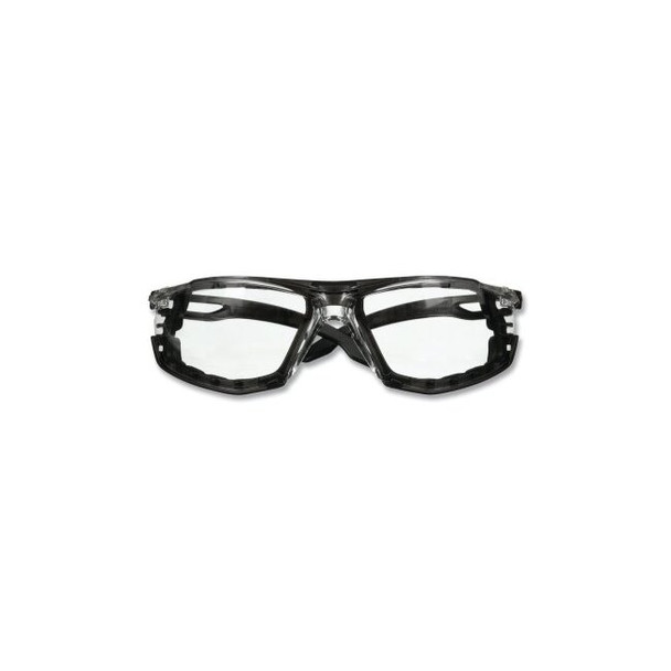 SecureFit™ 500 Series Protective Eyewear, Foam Seal, PC, Anti-Scratch, Scotchgard™ Anti-Fog, Clear Lens, Black Plastic Frame Pack of 20