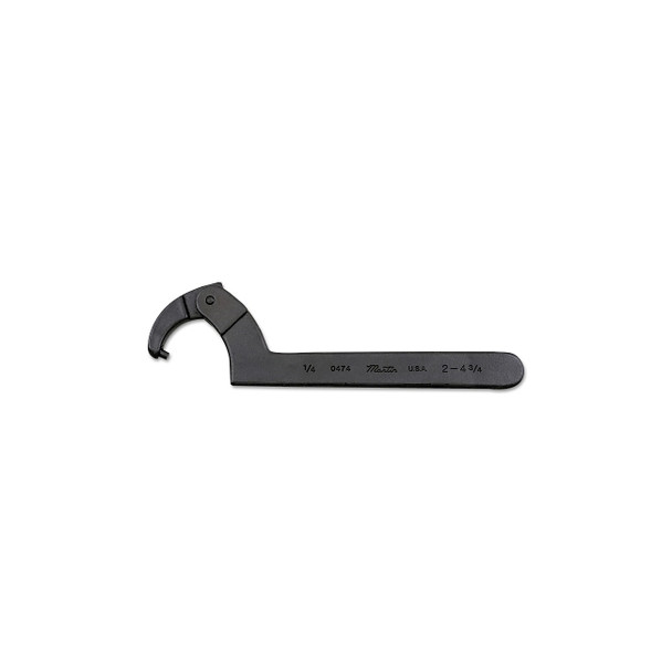 Adjustable Pin Spanner Wrenches, 2 in Opening, 1/8 in Pin, 6 3/8 in
