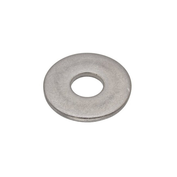 Flat Washer, For Screw Size #6 ,Stainless Steel Plain Finish, 25 PK