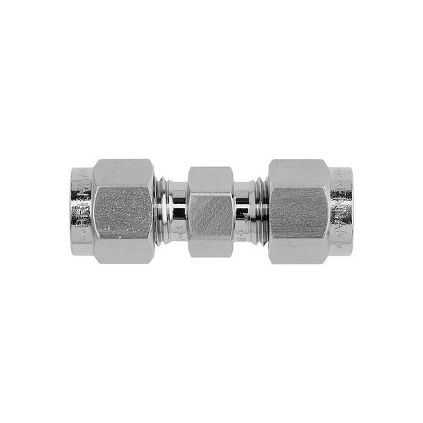 Brennan Industries Strt, SS, Comp. 5/16 in, Comp. 1/8 in N2403-05-05-SS