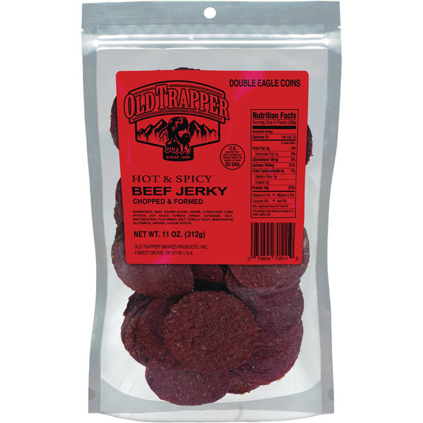 Old Trapper 11 Oz. Spicy Beef Jerky 70511T Pack of 8