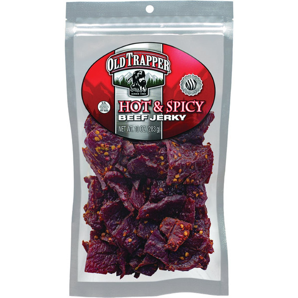 Old Trapper 10 Oz. Spicy Beef Jerky 22510T Pack of 8