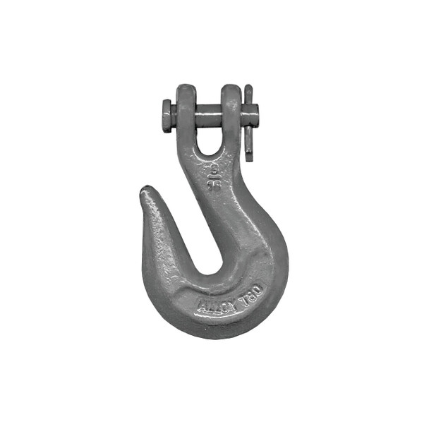 Clevis Grab Hooks, 5/16 in, 4500 lb, Grade 80, Orange