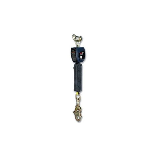 Nano-Lok™ Self Retracting Lifeline, 6 ft, Web, Carabiner Top Connector, Steel Snap Hook, 420 lb, Single Leg