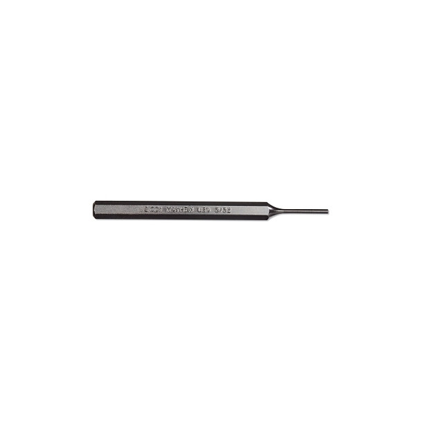 Pin Punches, 4-1/2 in, 3/32 in tip, Alloy Steel, Full Finish