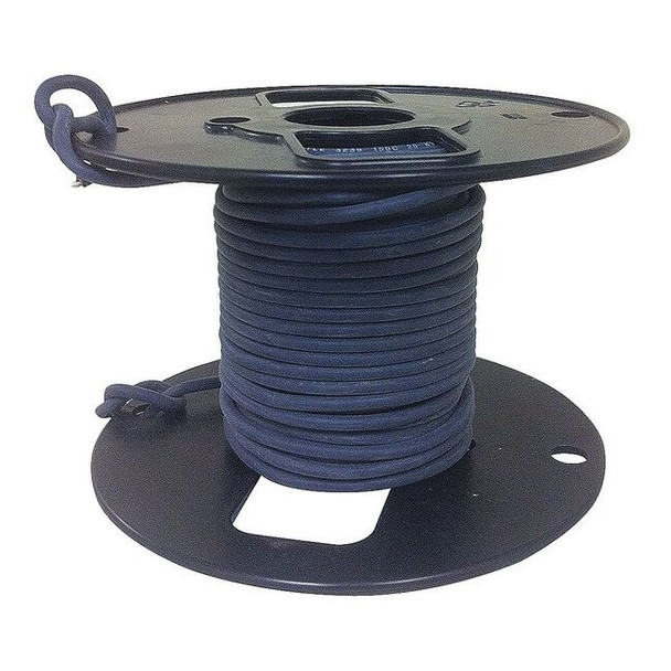 HV, High-Voltage Lead Wire, Tinned Copper, 18 AWG, Black, Stranded, 50 ft