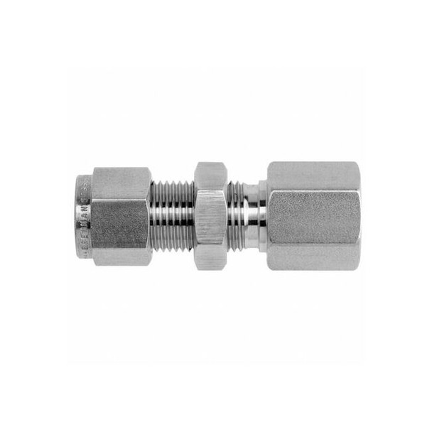 Brennan Industries Strt, SS, Comp. 1/4 in, FNPT 1/4 in N2705-LN-04-04-SS