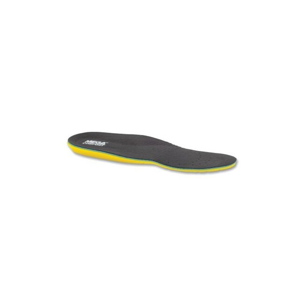 ESD Anti-Static Insole, Men's 06 and 07/ Women's 08 and 09, Dual-Layer Memory Foam, Black/Yellow