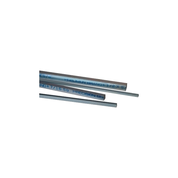 Square Zinc Plated Keystocks, 7/8 in x 12 in, 4 per bundle