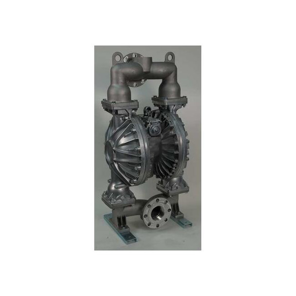 Dayton Double Diaphragm Pump, Aluminum, Air Operated, Buna N, 215 GPM 22A595