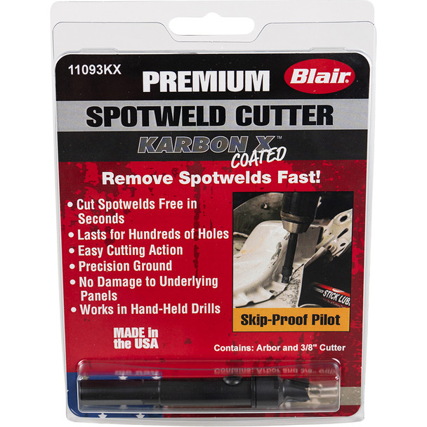 3/8 Spotweld Cutter Kit With Skip-Proof Pilot 11093KX