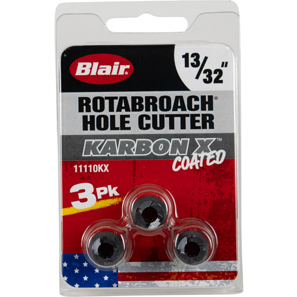 3pk 13/32" Cutters with KX Coating 11110KX