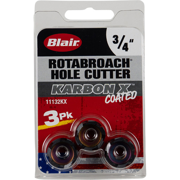 3pk 3/4" Cutters with KX Coating 11132KX