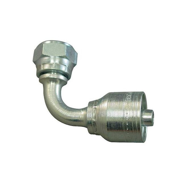 Eaton Aeroquip Crimp Fitting,90 deg.,1" I.D.,1",F,BSPP 1A16BFB16