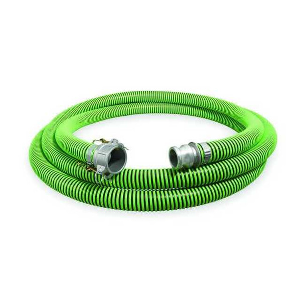 Continental Water Hose,1-1/2" ID x 15 ft.,Green GH150-15CE-G