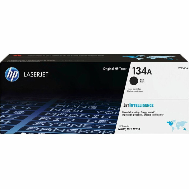 HP 134A Original Laser Toner Cartridge - Black - 1 Each - 1100 Pages