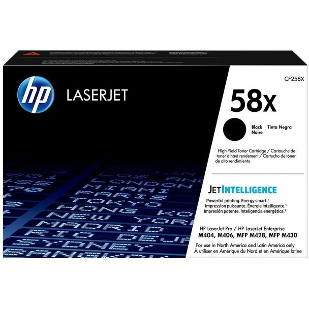 HP 58X Original High Yield Laser Toner Cartridge - Black - 1 Each - 10000 Pages