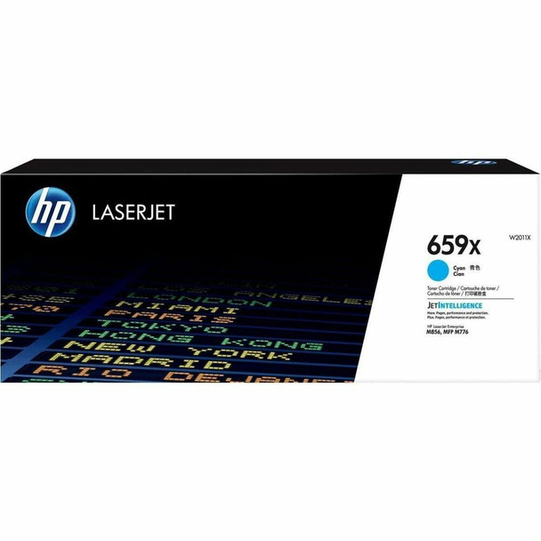 HP 659X Original High Yield Laser Toner Cartridge - Cyan - 1 Each - 29000 Pages