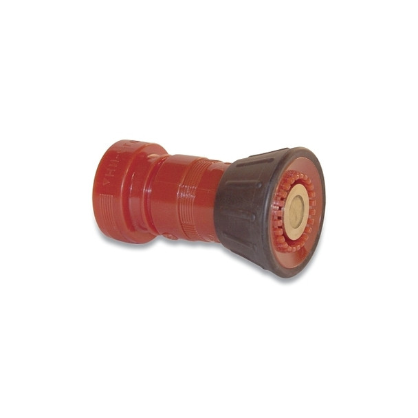 Polycarbonate Fire Hose Nozzle, 100 psi, 1-1/2 in L, Polycarbonate